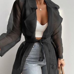 Sheer black jacket